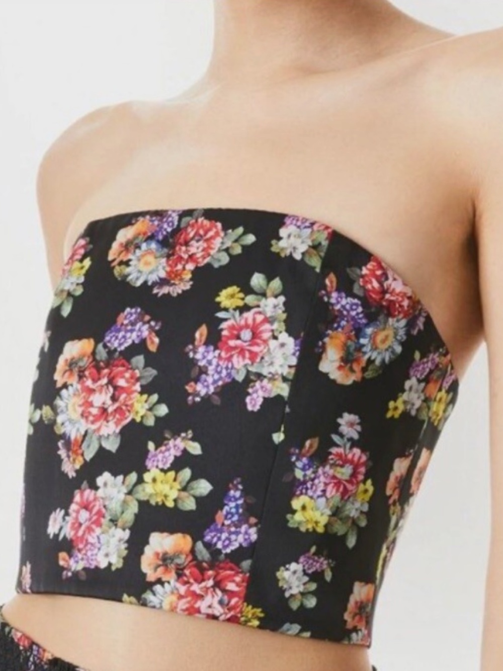 Alice + Olivia Magnolia Floral Corset Top – Size 0 – NWT